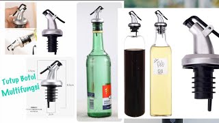 Bottle Pourer | Tutup Botol Multifungsi Wine, Kecap, Madu, Sirup, Minyak, Cuka