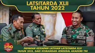 Paparan Kesiapan Latihan Latsitarda XLII Tahun 2022 dari Komandan Jenderal Akademi TNI