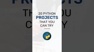 20 Python Project Ideas You Can Try - Beginner to Advanced 💻🔥 #coding #shorts
