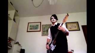 First cover: MUSHROOMHEAD -Solitaire Unraveling- bass cover by me