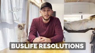 New Year, New Updates - Skoolie Life Vlog Episode 1