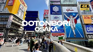 [4K] 道頓堀 大阪 散歩 / Dotonbori OSAKA 🐧 Nonstop Walking Tour