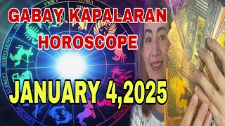 GABAY KAPALARAN HOROSCOPE JANUARY 4,2025 KALUSUGAN,PAG-IBUG,DATUNG,LUCKY COLORS AT LUCKY NUMBERS