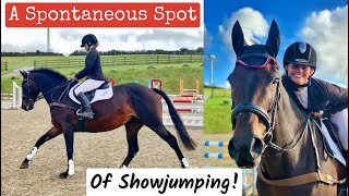 A SPONTANEOUS SPOT OF SHOWJUMPING - EMD EVENTING