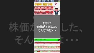 【米国株🇺🇸 新NISA】(おまけ＋)日刊ハイテク市況　米国株 連日下落 (FANG+ USテックトップ20 NASDAQ100 半導体SOX/SOXL TECL S\u0026P100) #shorts