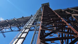 212 Feet High!! The Longest Elevated Pedestrian Bridge!  Elevator to the Walkway Over the Hudson!