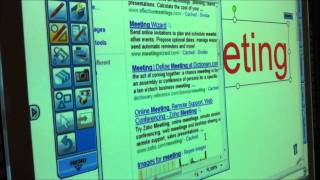 NEC Smartboard Demo at CeBIT 2011