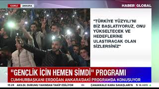Cumhurbaşkanı Erdoğan Ankara'da Halka Sesleniyor