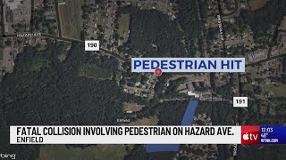 Pedestrian dies after being struck by vehicle on Route 190 in Enfield