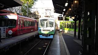 2年ぶりの紅葉特別ダイヤで忙しい　叡山電車出町柳駅