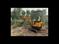 mini excavator rake attachment