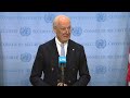 Special Envoy for Syria on the Middle East - Media Stakeout (17 October 2018)