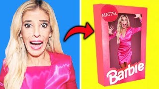 I Became a Giant Barbie Doll in Real Life inside Dollhouse! (Game Master DIY Escape Room Challenge)