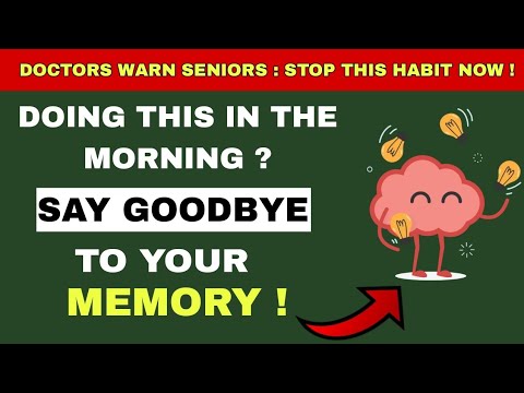 Over 60 This Morning Habit Is Silently Destroying Your Memory Senior