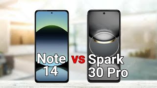 Redmi Note 14 vs Tecno Spark 30 Pro