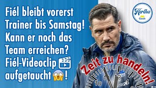 Herthas Trainer Fiél hart in der Kritik, noch☝️bleibt er im Amt!