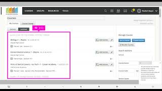 Schoology 102: Finding an Archived Course