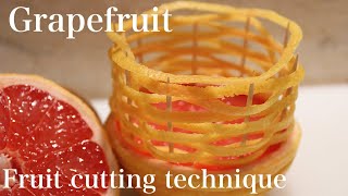 🌍Fruit cutting technique プロのフルーツカット フルーツアート