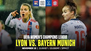 Lyon - FC Bayern | UEFA Women's Champions League Spieltag 3 Ganzes Spiel