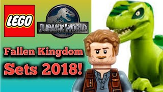 Lego Jurassic World Sets (Fallen Kingdom 2018)