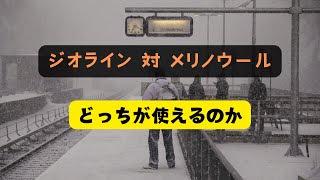 【ぶっちゃけどっちが使える？】ジオラインとメリノウールを現場使用して比較してみた