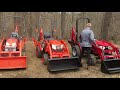 the sub compact tractor challenge mahindra emax vs. bx kubota vs kioti cs2210