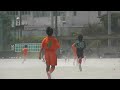 【u13】第22回豊田市中学生サッカーフェスティバル a.s.ラランジャ豊川 vs sc 若鮎長良fc sub戦