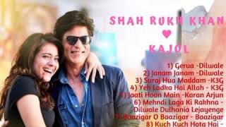 THE BEST SONGS COLLECTION SHAH RUKH KHAN ♥️ KAJOL