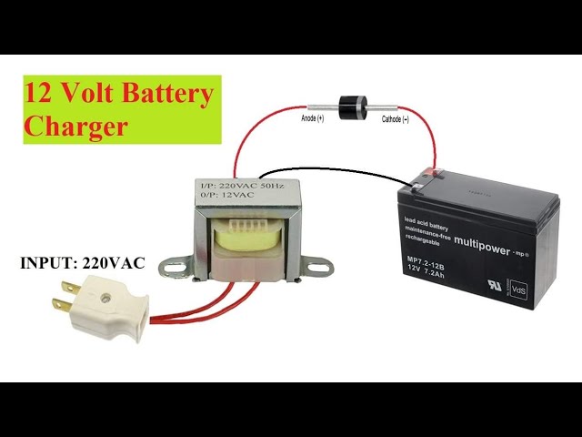 How To Make A 12v Battery Charger At Home