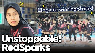 11 Wins in a Row! RedSparks Make History🔥 Megawati \u0026 Bujkirić Dominate!