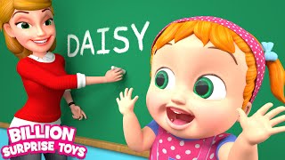 Self Introduction Song for Preschool Kids - BillionSurpriseToys Nursery Rhymes, Kids Songs