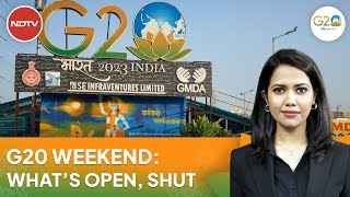 G20 Summit 2023 | What's Open, What's Shut During G20 Summit In Delhi