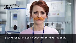 What research does Movember fund at Imperial College London?