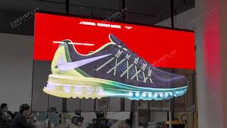 P3.47-3.47 Transparent LED Display AD Demo