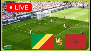 Congo vs Morocco LIVE 🔴 2026 FIFA World Cup Qualifiers (CAF) ⚽ Live Simulation/Recreation