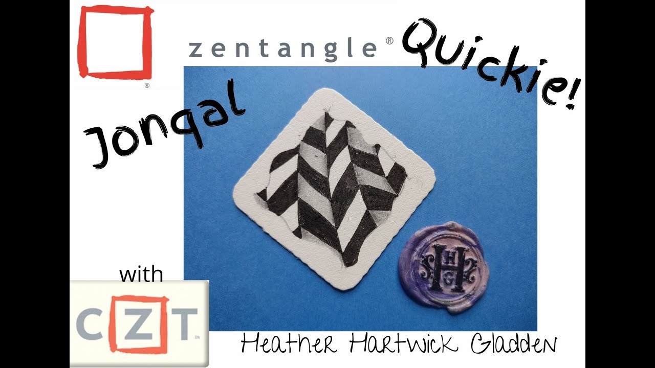 Zentangle Quickie Jonqal Youtube