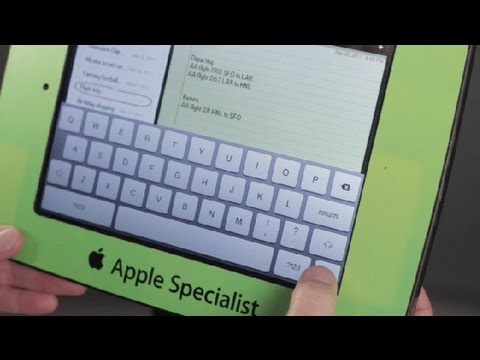 Accessing an iPad Virtual Keyboard : iPad Tips Accessing an iPad Virtual Keyboard : iPad Tips