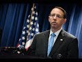 WATCH LIVE: Deputy Attorney General Rosenstein expected to talk Chinese hacking, economic espionage