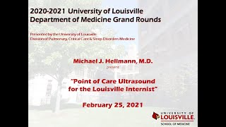 UofL Dept. of Medicine Grand Rounds: Dr. Michael Hellmann