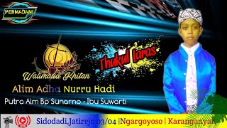 Lv.Walimtul Khtan I ALIM ADHA N.H |KrwitnTHUKUL LarasI Puspa IndahISound |26/10/24 sidodadi jatirejo