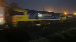 Pacific Nationals NR62,NR51,NR67 leads 3BM4 through a wet Greenbank 10/12/24