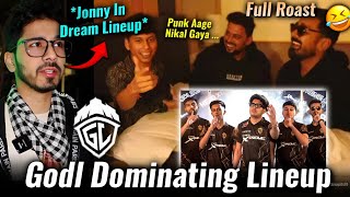 Sensei On Godl Dominating Lineup🔥 Fan Pressure On Godl ? | Full Roast 😂 | Saumraj On Dream Team 💛