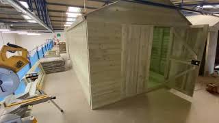 16ft x 10ft Windowless Workshop - Pressure Treated