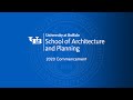 2020 UB School of Architecture and Planning Commencement Ceremony