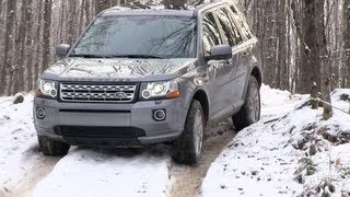 Land Rover LR2 & Freelander Snowy & Icy Off-Road First Drive Review: 2013