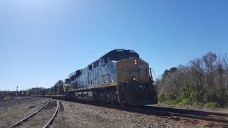 {YN3B 922} CSX W036 Heading South At The East ➡West Connection - Hamlet, NC {03/03/18}