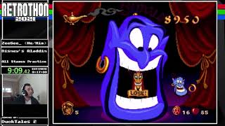 Retrothon 2021 - (166) Disney's Aladdin (all stages/practice) by Zeegee_