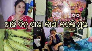 ଆଜି ଦିନ୍ ସାରା କାଣା କରଲି ମୁଇ/daily routine# vlog 209👩‍🦰