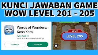 Kunci Jawaban Game WoW Level 201, 202, 203, 204, 205