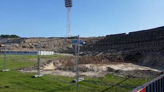 Niewybuchy na stadionie w Szczecinie